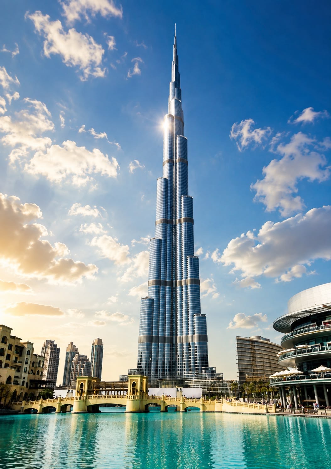 Burj Khalifa Water Fountain Experience